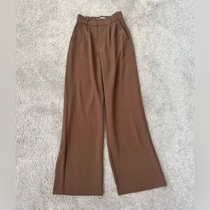 Abercrombie & Fitch Brown Wide Leg Pants